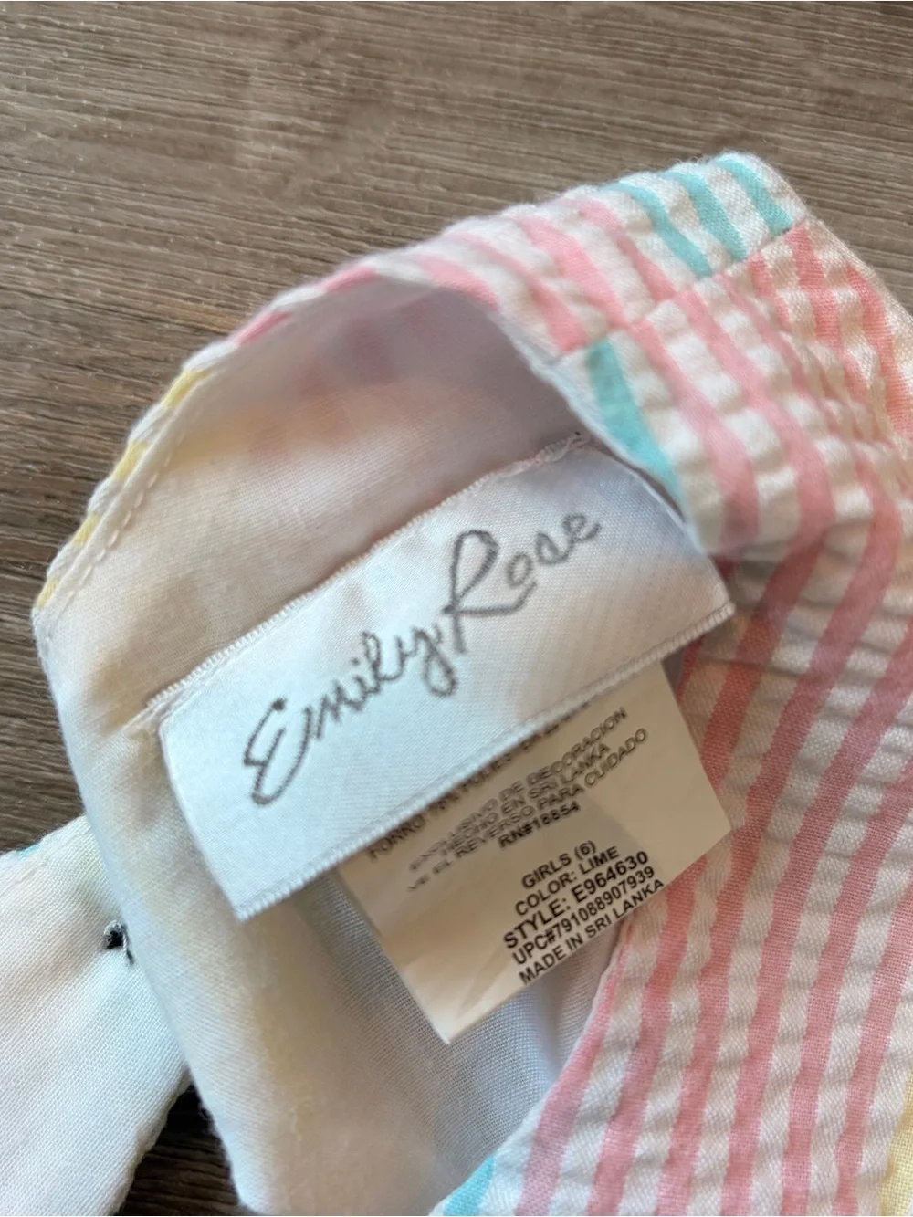 Emily Rose little girls pastel cupcake dress